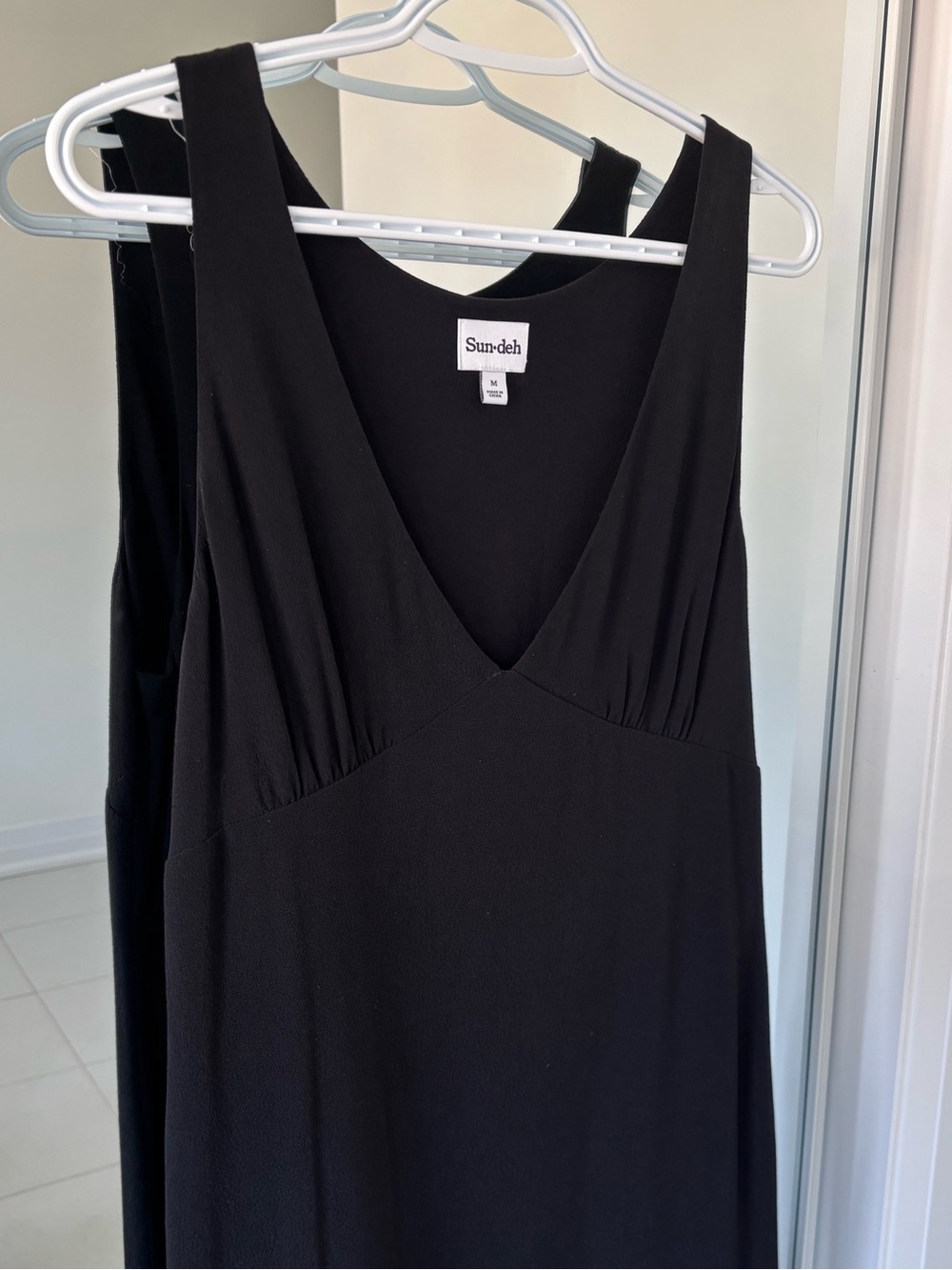 Sunday Best V-Neck Sleeveless Mini Dress
